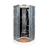 Душевая кабина AvaCan BM1590BLACK 90х90 четверть круга с крышей ориентация универсальная