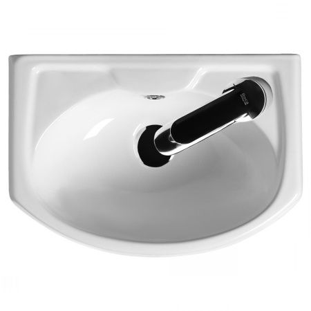 Раковина керамическая Onika Азов 1WН110254 40х30 накладная цвет белый 1 отверстие под смеситель