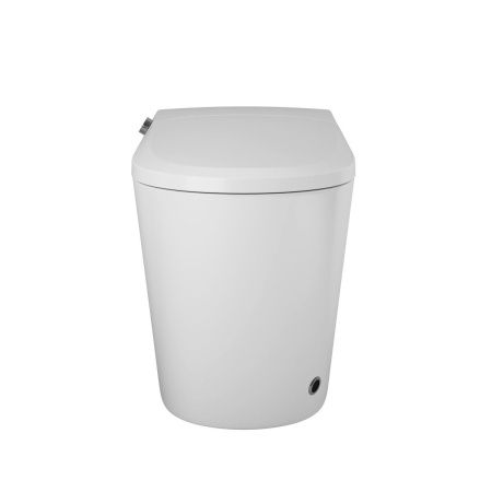 Унитаз приставной Grossman Smart GR-PR-5702 белый с сиденьем микролифт безободковый импульсный смыв