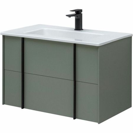 Тумба под раковину Allen Brau Reality 1.32005.CGM 80х50 подвесная цвет зеленый