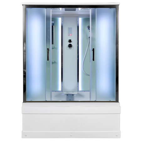 Душевой бокс AvaCan EM4515LED 150х85 прямоугольная с крышей ориентация универсальная