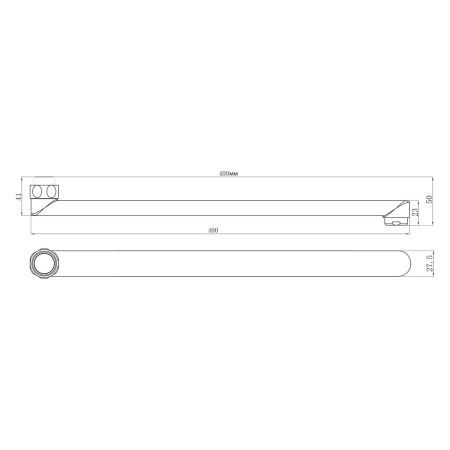 Излив LeMark LM9474C хром