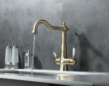 Смеситель для кухни LeMark Villa LM4858B на мойку бронза