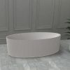 Ванна из искусственного камня Abber Stein AS9627 180х85 отдельностоящая овальная с ножками
