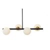Люстра на штанге Lumina Deco Torica (Торица) LDP 7001-4 BK+MD