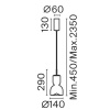 Светильник подвесной Freya Ore (Руда) FR5636PL-L6AM