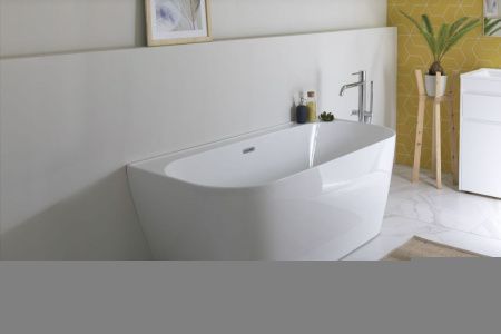 Ванна акриловая Allen Brau Priority 2.31003.20 170х80 пристенная овальная