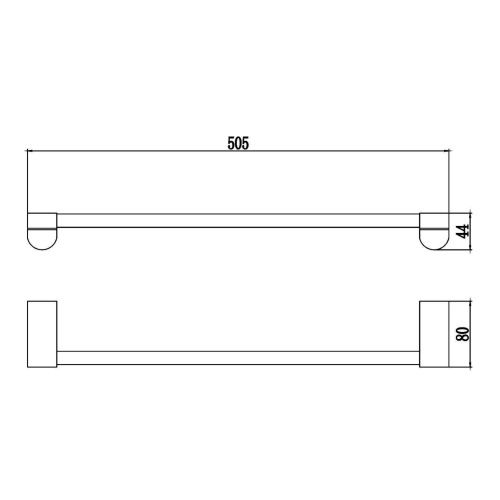 Полотенцедержатель Savol S-507324 - фото 3