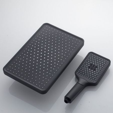 Душевая стойка Shevanik S4536H настенная цвет черный
