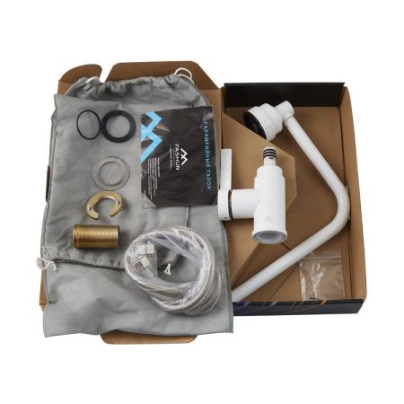 Смеситель для кухни Fashun A54031-8 на мойку белый