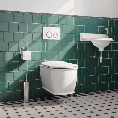 Унитаз подвесной IDDIS Oxford OXFRDSEi25 белый с сиденьем микролифт безободковый каскадный смыв - фото 4