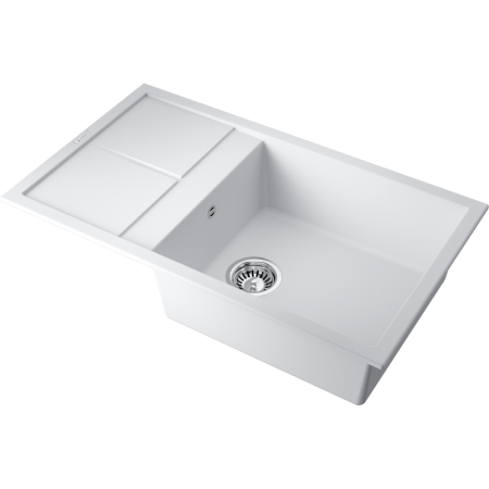 Кухонная мойка Omoikiri Sumi 86 4993649 86х50 цвет белый
