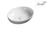 Раковина из сантехнического фарфора Cerutti SPA CR0019 50х40 накладная цвет белый без отверстий под смеситель