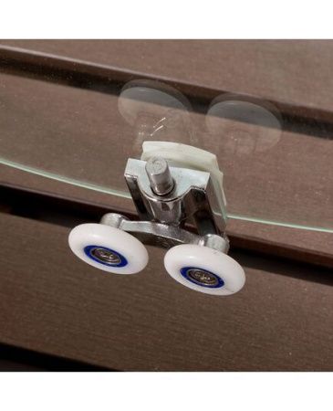 Душевая кабина Deto K402SLED 120х90 прямоугольная с крышей ориентация универсальная