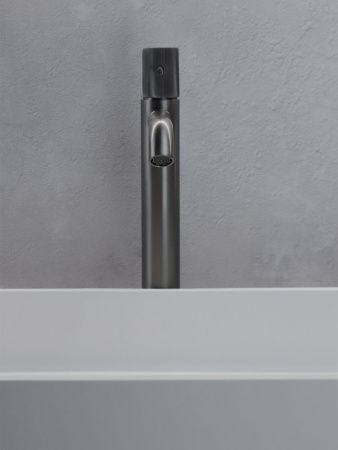 Смеситель для раковины AltroBagno Bilancia AltroBagnoBilancia010226GM на столешницу оружейная сталь