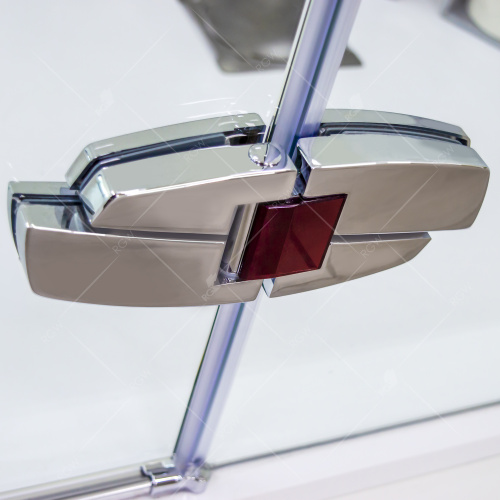 Душевая дверь RGW Safari 02030119-19 190х195 стекло прозрачное профиль хром глянцевый - фото 3