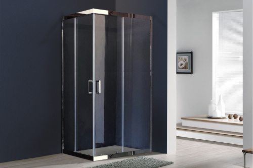 Душевой уголок Royal Bath HPD RB1011HPD-T-CH 110х100 стекло прозрачное профиль хром глянцевый