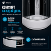 Душевая кабина Taliente TA-8080G 80х80 четверть круга с крышей ориентация универсальная