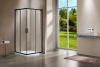 Душевой уголок Vincea Garda VSS-1G8011CLB 110х80 стекло прозрачное профиль черный без поддона