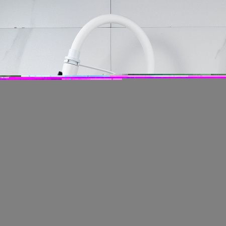 Смеситель для кухни Shevanik S943C-1 на мойку белый