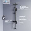Душевая стойка RGW Shower Panels 51140131-04 настенная цвет черный