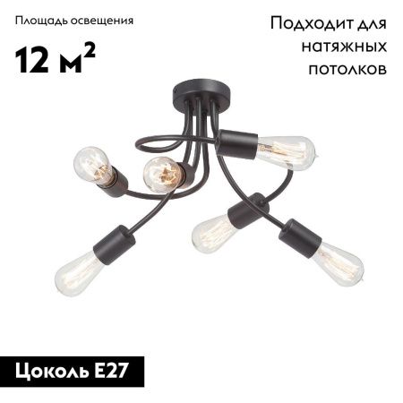 Люстра потолочная Vitaluce V3928-1/6PL