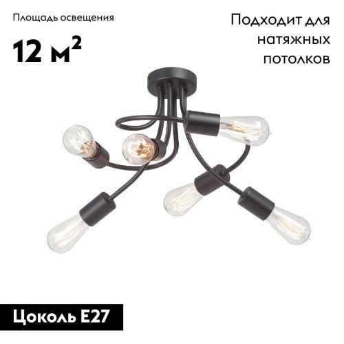 Люстра потолочная Vitaluce V3928-1/6PL - фото 2