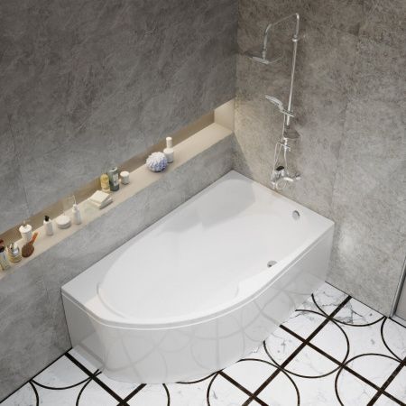 Ванна акриловая Тритон София Щ0000046120 170х95 пристенная асимметричная без каркаса