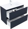 Тумба под раковину Aquanet Джейн (Flat) 00335430 90х50 подвесная цвет синий