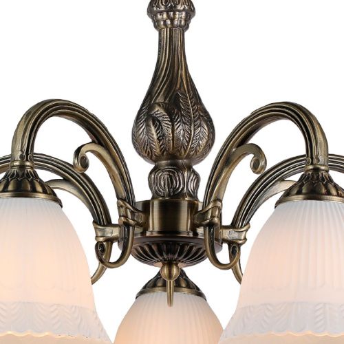 Люстра потолочная Escada Versailles (Версаиллес) 1114/5PL Bronze - фото 4