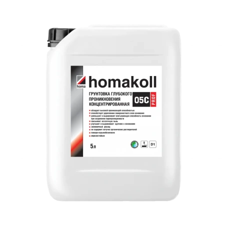 Грунтовка (концентрат) Homakoll 05 C PROF H05C 5 л