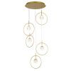 Светильник подвесной Delight Collection Elliot Diamante (Еллиот Диаманте) MD21001043-5A gold
