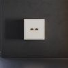 Накладка для розетки компьютерной двойной RJ45+RJ45 кат.6 VOLTUM S70 VLS001413