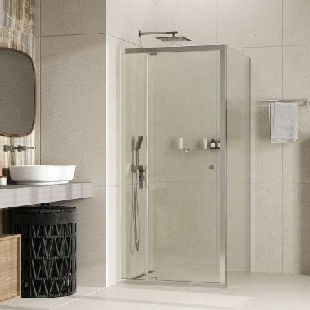 Душевой уголок Wasserkraft Aula 11P 11P16 110х100 стекло прозрачное профиль хром без поддона