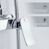 Душевая стойка Splenka S31.24 настенная цвет хром