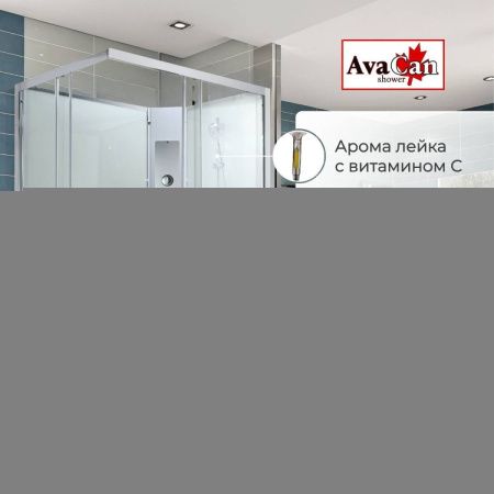 Душевая кабина AvaCan K K2011N 110х90 прямоугольная без крыши ориентация универсальная