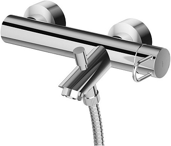 Смеситель для ванны с душем Paffoni Joker JK022CR настенный хром