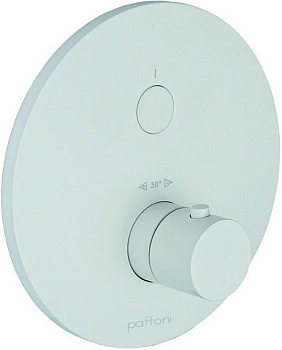 Смеситель для душа Paffoni Compact Box CPT013BO встраиваемый в стену белый с термостатом