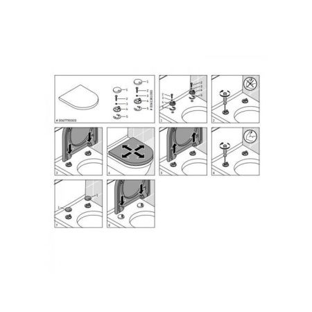 Крышка сиденье для унитаза Duravit DuraSystem 66300000