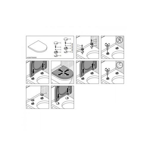 Крышка сиденье для унитаза Duravit DuraSystem 66300000 - фото 2