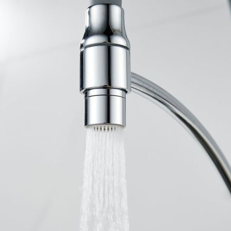 Смеситель для кухни Shevanik S743-9 на мойку хром/серый