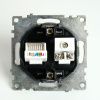 Розетка телевизионная и компьютерная RJ-45 Feron Катрин 49182