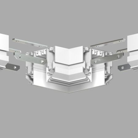 Угловой элемент 90° Denkirs Smart One (Смарт Оне) TR2026-WH