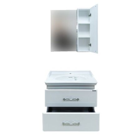 Тумба с раковиной Comforty Неаполь 00004147564CF 80х50 подвесная цвет белый