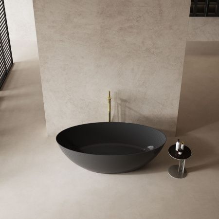 Ванна карбоновая Abber Karbon AK9002-1.8 180х85 отдельностоящая овальная