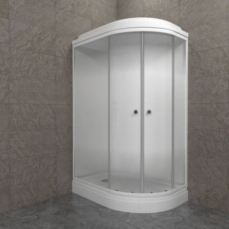 Душевая кабина Тритон Коралл-Лайт Щ0000068945 120х80 асимметричная с крышей ориентация левая