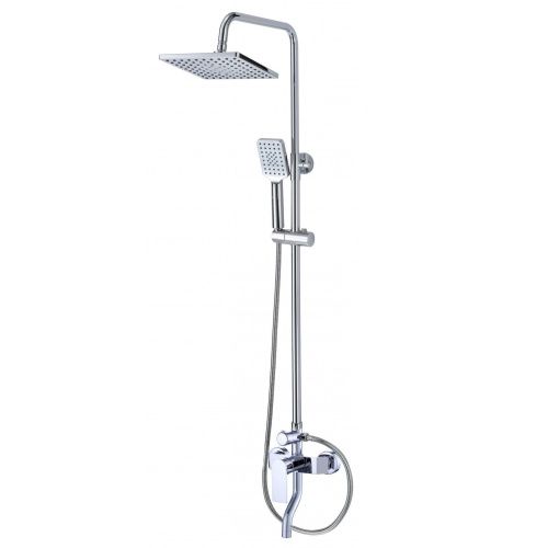 Душевая стойка Savol S-602242 настенная цвет хром - фото 2