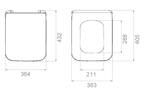 Крышка-сиденье для унитаза Boheme Mirage 968-W - фото 2
