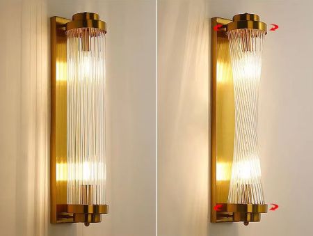 Светильник настенный Delight Collection Wall lamp (Валл ламп) 88008W/L brass
