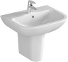 Раковина из сантехнического фарфора Vitra S20 5502B003-0001 55х44 подвесная цвет белый 1 отверстие под смеситель